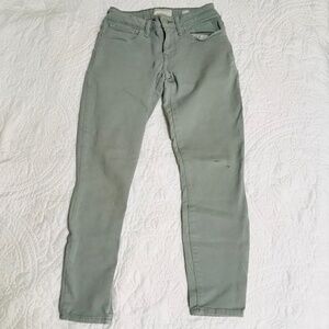 Lucky brand skinny jeans mint green size 2